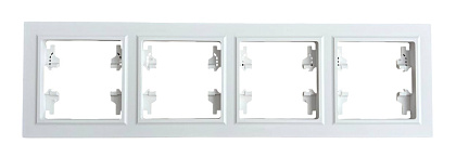 Рамка 4-я белая U1A-030 SoftTouch AWSPRODUCTS