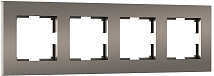 Рамка 4-я Бронза матовый Slab WERKEL