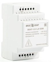 Источник вторичного электропитания SKAT-12-1.0-DIN 12 В, 1А