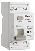 УЗО ВД-100N 40/2 300мА, тип AC, 6кА PROXIMA EKF