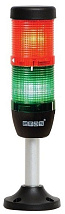 Сигнальная колонна 50 мм, красная, зелёная , светодиод LED 220 В