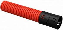 Труба гофрированная гибкая двустенная ПНД  d=63мм красная (25м) IEK