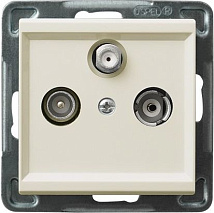 Розетка GPA-RS/m/27 1094 антенная конечная (без рамки)