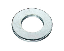 Шайба М10 плоская DIN125 цинк (100 шт.) (HAUPA)