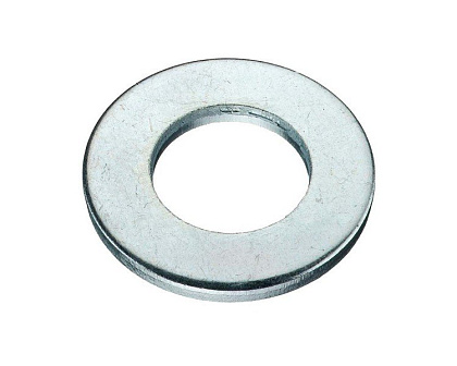 Шайба М10 плоская DIN125 цинк (100 шт.) (HAUPA)
