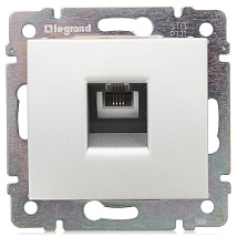 Розетка RJ-45 (1-я cat. 5e) Белый Valena LEGRAND