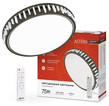 Светильник LED серии COMFORT ASTERA 75Вт 230В 3000-6500K 6000Лм 500x90мм с пультом ДУ IN HOME