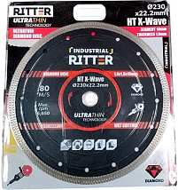 Диск алмазный сегментный HT X-Wave 230*1,8*22 Ritter