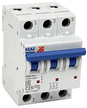 Автоматический выключатель BM63-C6/3 6кА КЭАЗ