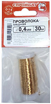 Проволока 0,4 мм медная (30 м) (Стройбат)