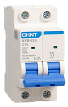 Автоматический выключатель NXB-63S C16/2 4.5кА CHINT