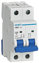 Автоматический выключатель NB1-63 C6/2 6кА CHINT