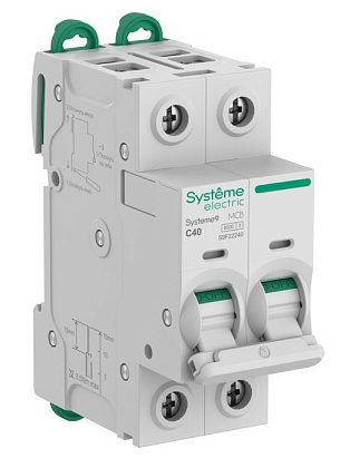 Автоматический выключатель Systeme9 C40/2 6kA SE