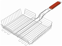 Решетка для барбекю 350*250*15мм универсальная 321202/998918