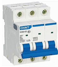 Автоматический выключатель NXB-63S C40/3 4.5кА CHINT
