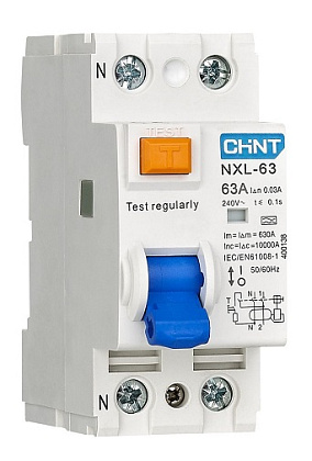 УЗО NXL-63 25/2 30mA, тип AC, 6kA CHINT