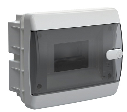 Щит встраиваемый пласт ЩРВ-П-6 IP41 черн прозр дверь UNION IEK