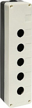 Корпус КП105 пластиковый для 5 кнопок белый PROxima