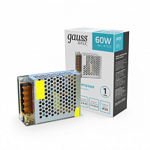 Блок питания Gauss Basic 12V 60W IP20 1/120