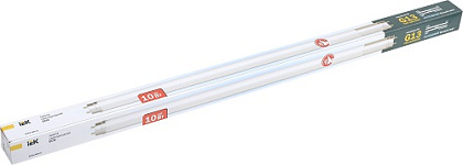 Лампа LED-T8 600мм линейная 10Вт 230В 4000К G13  900Lm IEK