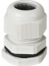 Кабельный ввод PG7 (2,5-7 мм) белый пластик IP68 (HLT)