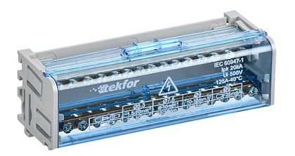 Шины на DIN-рейку (кросс-модуль) ШНК 2х15 L+PEN IEK