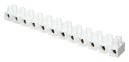 Колодка клеммная 16А (1-10мм2) полипропилен белый PROxima (EKF)