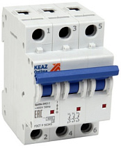 Автоматический выключатель BM63-C32/3 6кА КЭАЗ