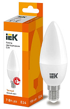Лампа LED свеча LED-C35 eco 7Вт 230В 3000К E14, 630Lm IEK