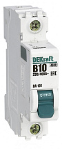 Автоматический выключатель ВА-101 B10/1 4.5кА Dekraft