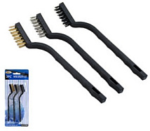 Щетки по металлу Набор 3в1 WIRE BRUSH SET 17см малые блистер 10-240