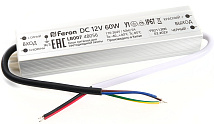 Трансформатор электронный для светодиодной ленты 60W, 12V IP67 (драйвер) LB007 FERON