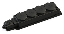 Колодка каучук 4-я с/з IP44 MultiSet Systeme Electric