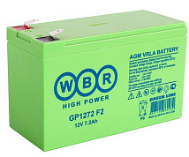 Аккумуляторная батарея WBR GP 1272 (12В 7,2Ач) (1уп-10шт)