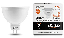 Лампа LED MR16 GU5.3 3000К 9Вт 640Лм Elementary Gauss