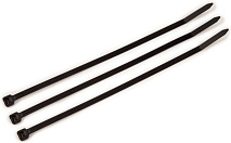 Хомут черный nylon cable ties 4,8x200 (100 шт.) UV (ELUX)