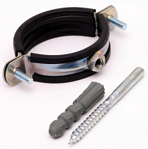 Хомут сантехнический 1/4" (12-15мм) М8 комплект PB (в уп.-250шт)