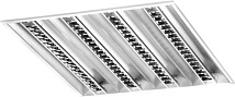 Светильник в армстрон для люм. QUAZAR 4*24W PAR T5/G5 4х24Вт Plexiform
