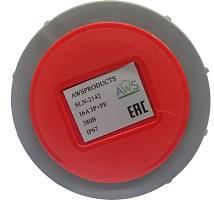 Розетка переносная 16A 4п (3P+PE) SLN-2142 IP67, 380В, AWSPRODUCTS