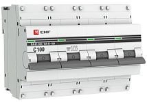 Автоматический выключатель ВА 47-100 C100/4 10кА Proxima EKF