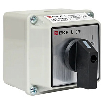 Переключатель кулачковый ПК-3-13 25А 3P ВКЛ-ВЫКЛ IP54 EKF