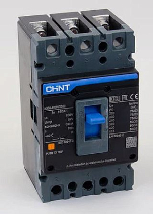 Автоматический выключатель NXM-160S 160A 35kA 3p CHINT