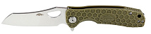 Нож Honey Badger Wharnclever L (HB1033) с зелёной рукоятью