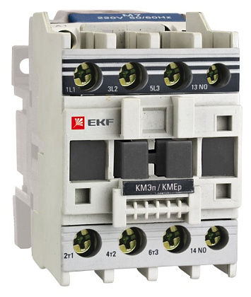 Контактор КМЭп 25А (кат.24DC, 25А, 11кВт, 1но.) EKF