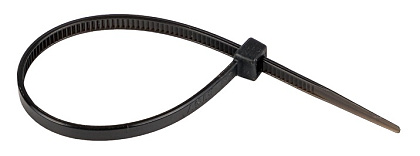 Хомут 3,6*150 черный нейлон UV (100 шт.) Basic (EKF)