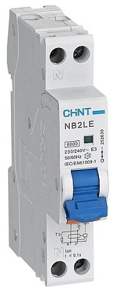 АВДТ NB2LE C25/1+N 30мА, 1 мод. тип АC, 6кА CHINT