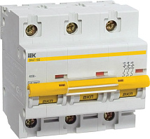 Автоматический выключатель ВА47-100 C63/3 10кА IEK