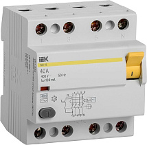УЗО ВД1-63 40/4 100мА, тип АС, 4,5кА IEK