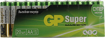 Элемент питания GP 15A-2CRVS20 Super Alkaline, LR6, пленка с вкл.20шт.