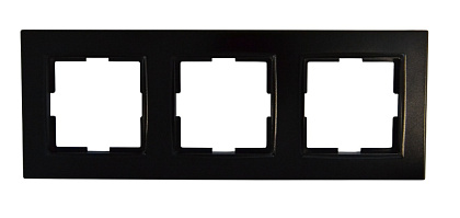 Рамка 3-я чёрная SD-P1019B "Standard" AWSproducts